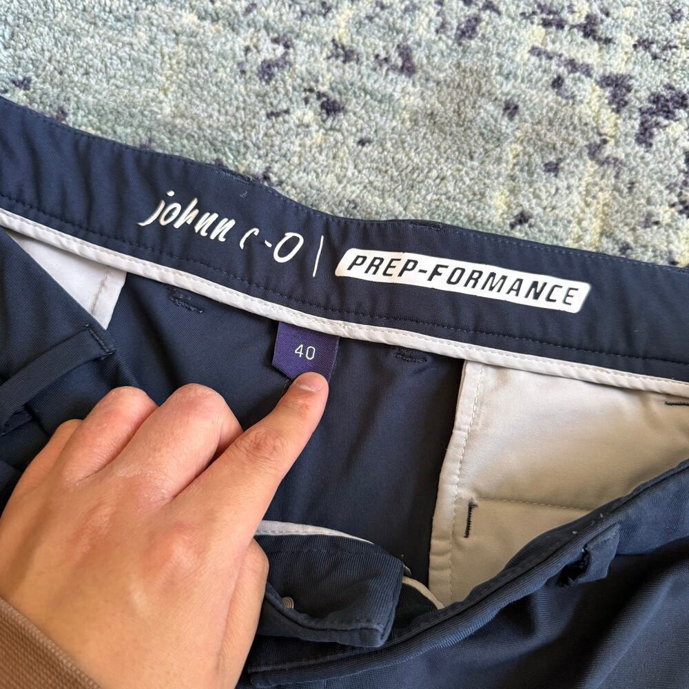 Johnnie-O 9” Inseam Cross Country Prep-Formance Shorts High Tide Sz 40 - Picture 3 of 6